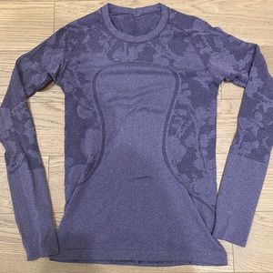 Lululemon Purple Swiftly Tech Long Sleeve Running Size 4